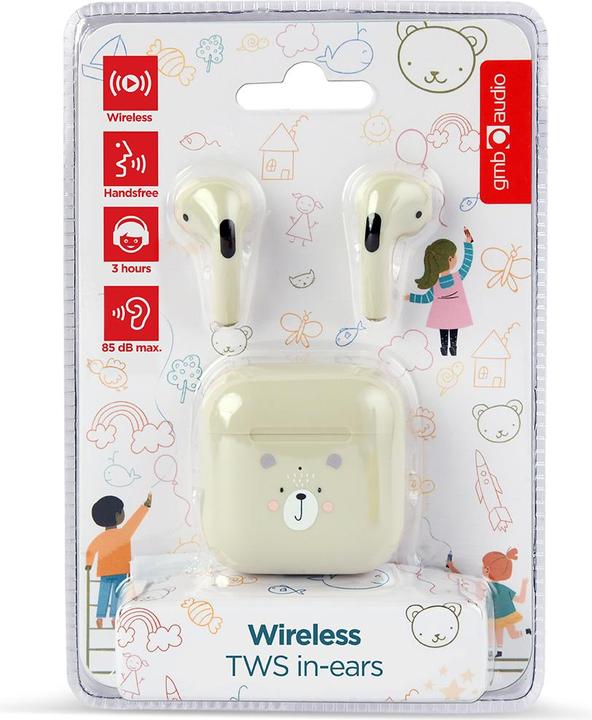 Actual product image Gembird BT TWS in-ears "Teddy" (3 h, Wireless)