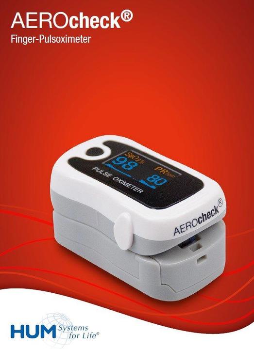 Actual product image Aerocheck Oxymètre De Pouls Hum