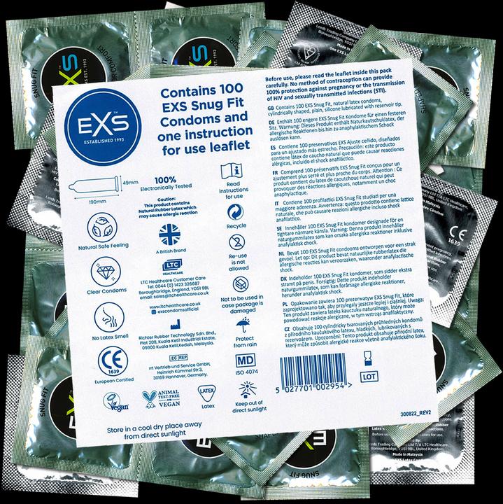 Produktbild EXS Snug Fit (100 Stk.)