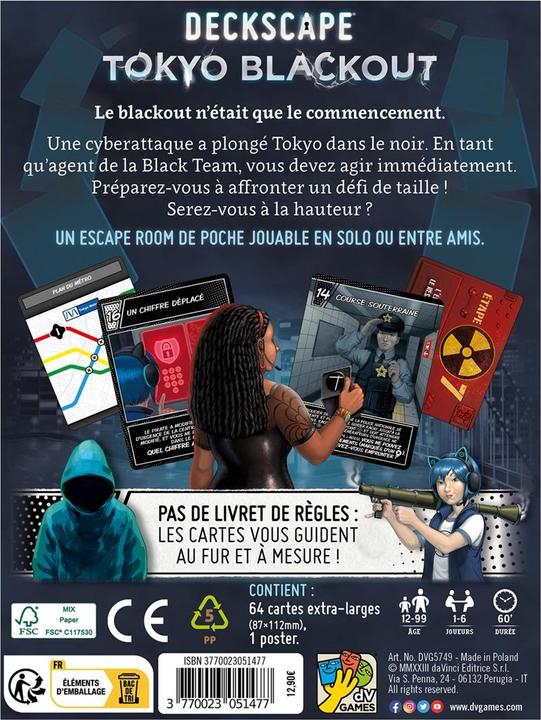 Image du produit Super Meeple Deckscape 11 - Blackout à Tokyo (f) (Français)