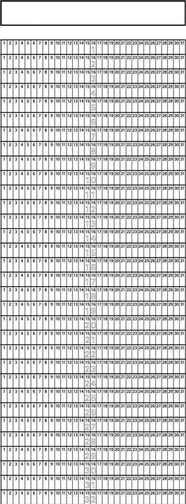 Actual product image Franken Staff Planner (90 x 60 cm)