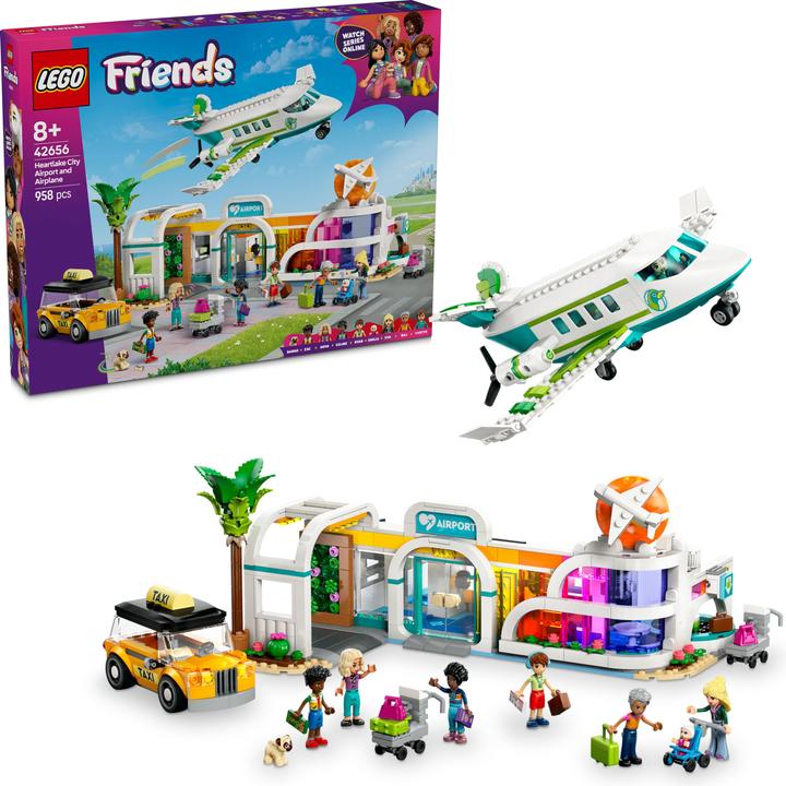 Image du produit LEGO Heartlake City Flughafen mit Flugzeug (42656, LEGO Friends)