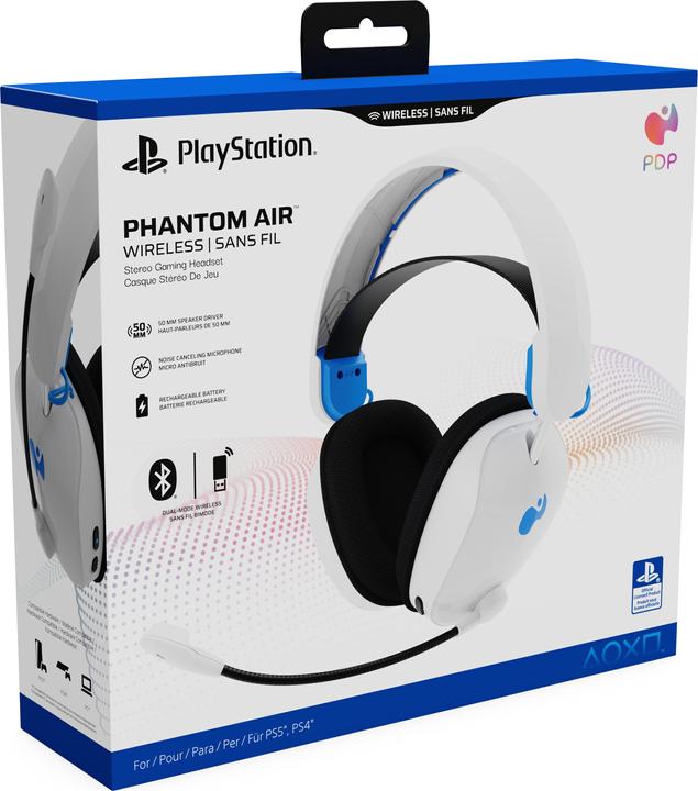Actual product image PDP Headset Phantom Wireless white PS4/PS5 (Wireless)