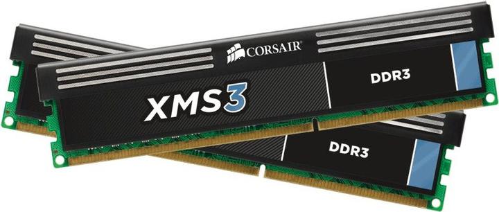Produktbild Corsair Xms3 (2 x 4GB, 1600 MHz, DDR3-RAM, DIMM)