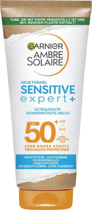 Garnier Sensitive Expert+ (Lait solaire, SPF 50+, 200 ml, 210 g)