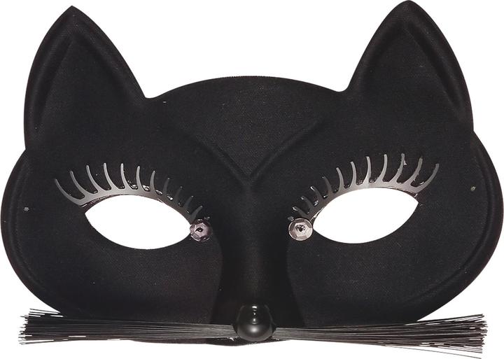 Image du produit Widmann Masque pour les yeux de chat noir Classic