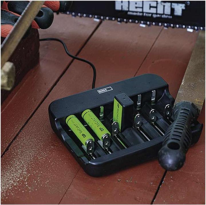 Actual product image Emos Battery charger BCN-60U (1 pcs., C, D, AA, AAA, Battery + charger)