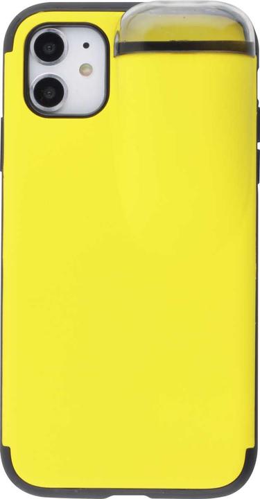 Actual product image PhoneLook Coque 2-In-1 AirPods jaune (Apple iPhone 11)