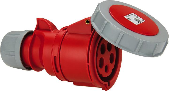 Produktbild ABL CEE Kupplung, IP67, 32A, 5-polig, 230V, 9h, blau (CEE 32/3)