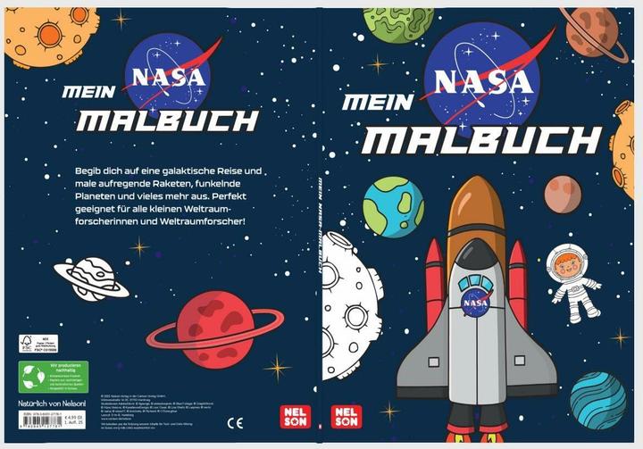 Actual product image NASA: My colouring book