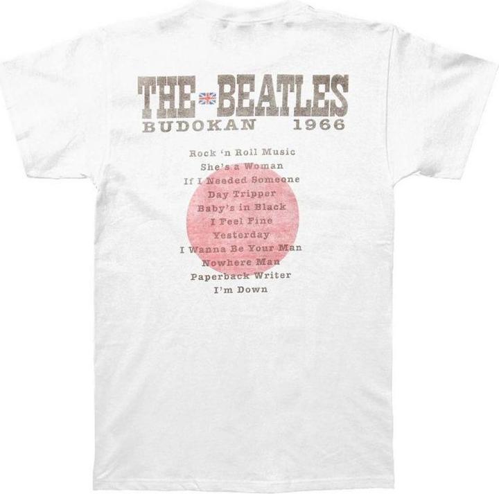 Actual product image Unisex Adult Budokan Set List Back Print T-Shirt (XL)