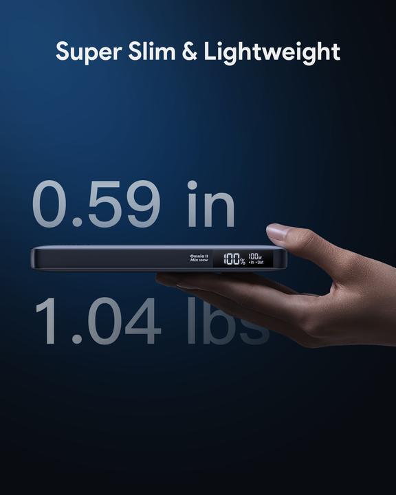 Productafbeelding Aukey SPRINTX - Powerbank (20000 mAh, 100 W, 74 Wh)