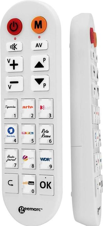 Actual product image Geemarc TV PHOTO100 TV remote control with photo buttons (Device-specific remote control)