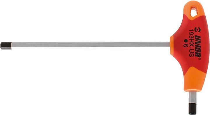 Produktbild Unior 193HX-US T-Griff Innensechskantschlüssel, 2.5mm, red