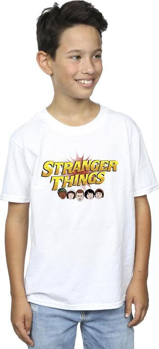 Immagine prodotto Netflix Stranger Things Comic Heads Maglietta Ragazzi (140, 146)