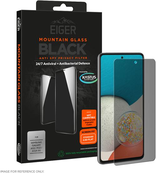 Produktbild Eiger Mountain Glass Black (1 Stück, Samsung Galaxy A53 5G, Samsung Galaxy A52s 5G)