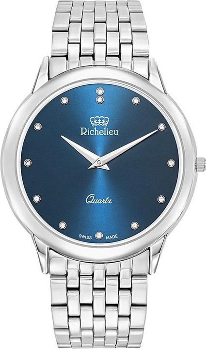 Richelieu Klassische blaue Richelieu-Uhr (45 mm)