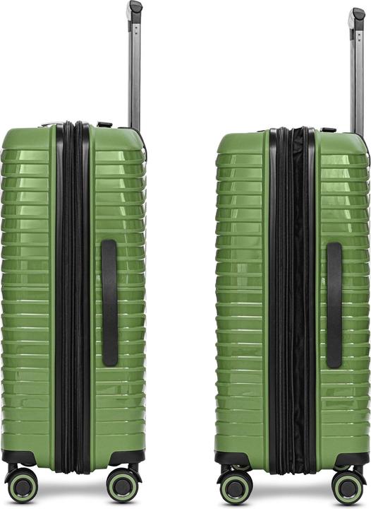 Actual product image Stratic Shine 4-wheel trolley 65 cm with expansion fold (69 l, M (50 - 90l))