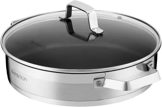 Image du produit frying pan DEEP PAN 94519 28cm KITCHEN PRO (28 cm, Acier inoxydable)