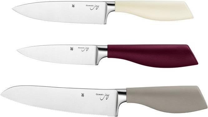 Produktbild WMF Mesesrset Messerblock mit 3 Messerset 4tlg bestückt Elements Küchenmesser