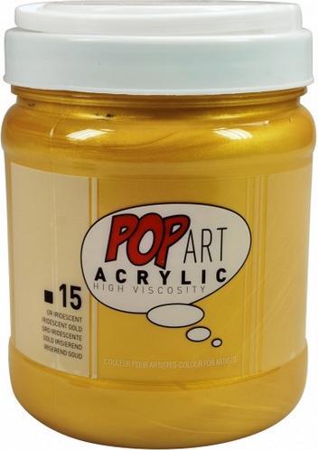 Actual product image Pebeo Pop Art Acrylic For School (Gold, 700 ml)
