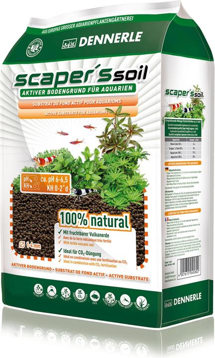 Actual product image Dennerle Scaper's Soil 1-4mm (Bottom ground, other buildings)