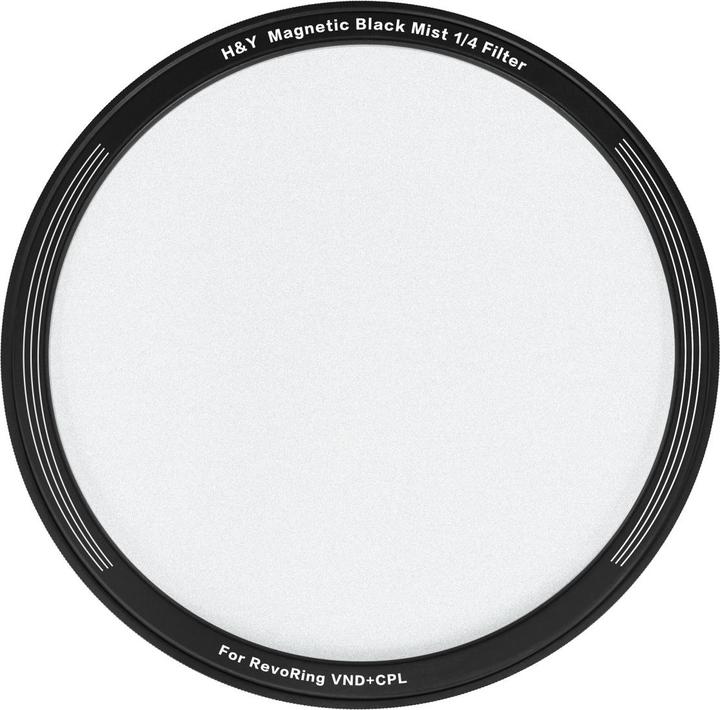 H&Y Black Mist Magnetic 1/4 Clip-on Filter for REVORING 46-62mm (62 mm, Filtre Black Mist)