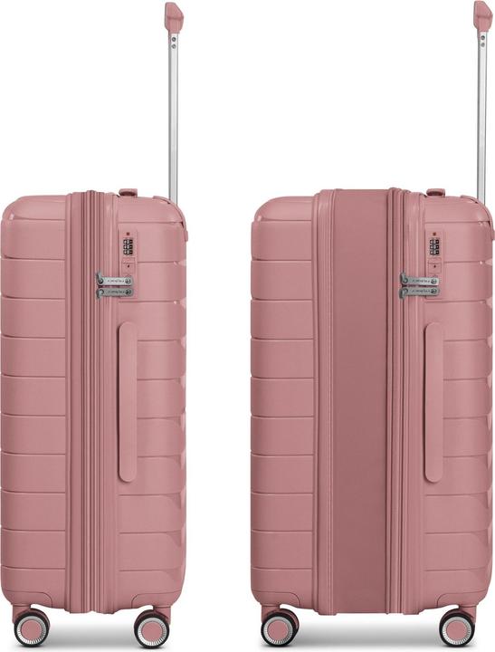 Immagine prodotto Franky Set di valigie London a 4 ruote 3 pezzi con piega ad espansione (187 l, XL (da 115l))