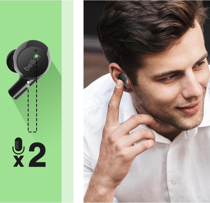 Actual product image Belkin Soundform Rise (NC, 31 h, Wireless)