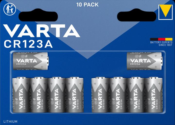 Immagine prodotto Varta CR123A (10 pz., CR123A, 1430 mAh)