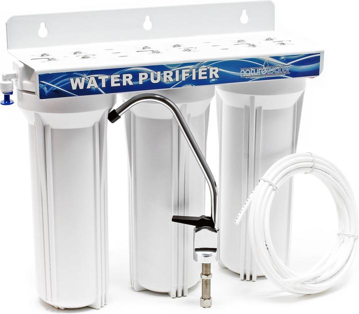 Naturewater NW-PR303 Filtro a 3 stadi per sedimenti, blocco di carbone attivo, filtro a carbone granulare