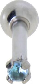 Actual product image Bijouteria Ear piercing (Surgical steel 316L, Zirconia)