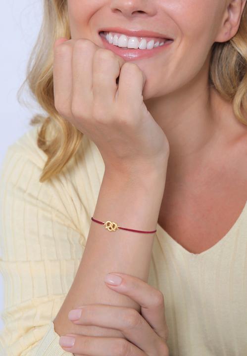 Immagine prodotto Elli Bracciale Pretzel Tradizionale Costume Nylon Argento 925 (16 cm, Nylon, Argento 925, Nessuna pietra)