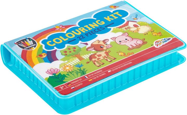 Image du produit Grafix Valise de peinture Klein Boerderij, 22dlg.