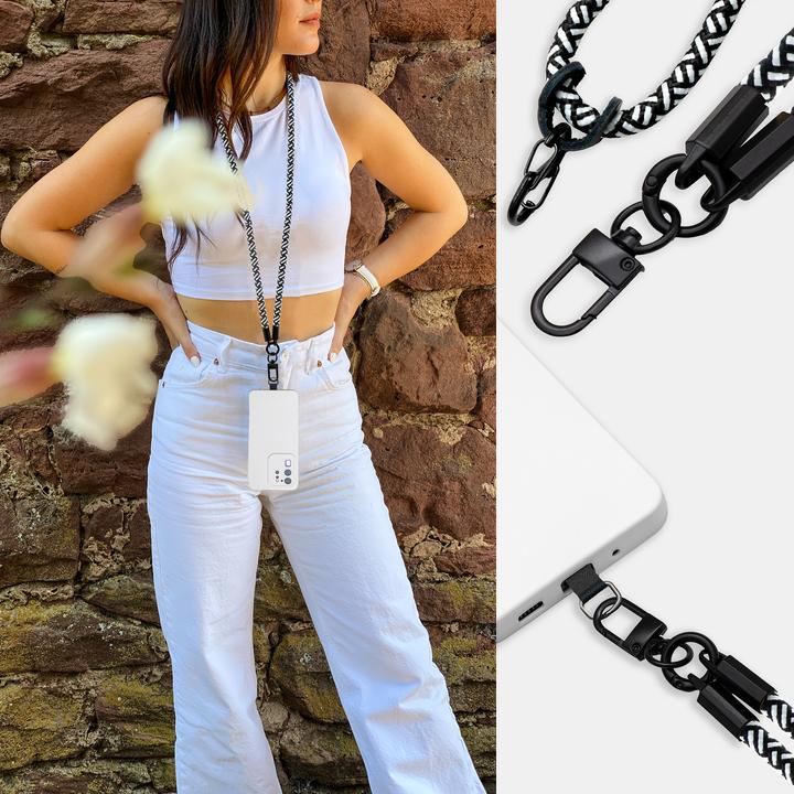Produktbild Cadorabo Handykette für WIKO VIEW MAX Necklace Hülle mit verstellbarem Kordelband