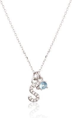 Produktbild JVD Decent Silver S Necklace With Blue Zircon