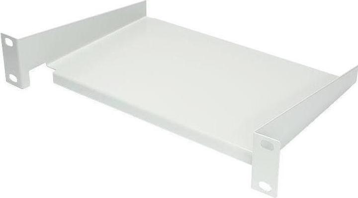 Varia 10" shelf, front mounting, installation depth 160 mm, light grey (RAL7035)