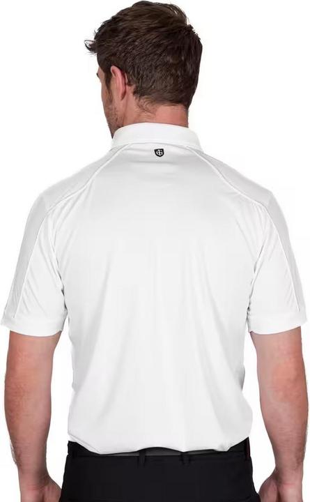 Actual product image Island Green Mens Topstitched Golf Polo Shirt (M)