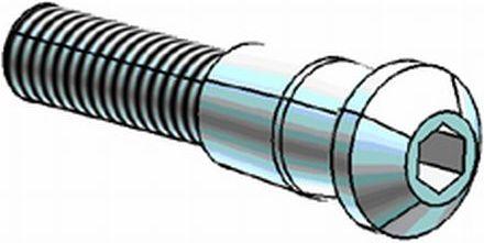 Actual product image Tamiya Aeration Damper Attachm.Bolt (4)