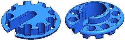 Actual product image Tamiya TRF Damper L Slide Retainer