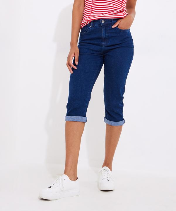 Actual product image Joe Browns Dark Wash Capri Pants (36)