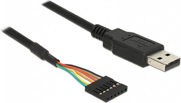 Image du produit Delock USB mâle > TTL 6 Pin Pinheader femelle 3.3V