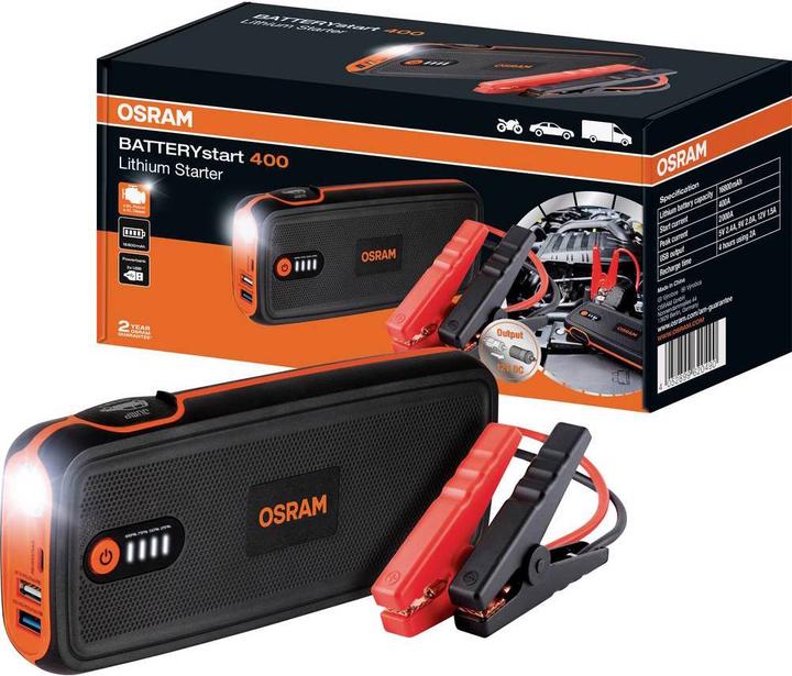 Actual product image Osram BatteryStart 400 (2000 A, 16800 mAh)