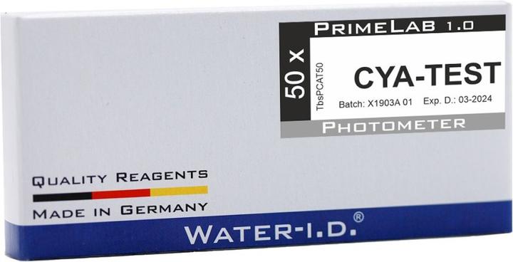 Actual product image Water ID Replacement tablets cyanuric acid