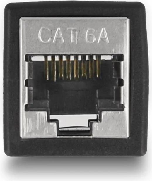 Produktbild Delock Kupplung RJ45 - RJ45, Cat.6A, Schwarz 1 Stück (Netzwerk Kupplung)