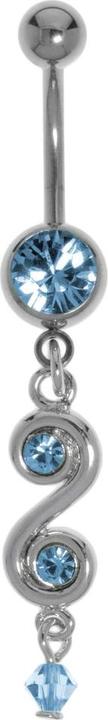 Produktbild Bijouteria Bauchpiercing (Acrylglas, Chirurgenstahl 316L, Kristall, Messing rhodiniert)