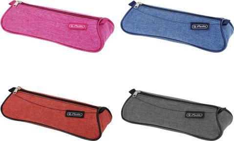 Herlitz Astuccio portamatite per alunni triangolare bicolore misto c.a.