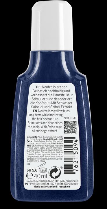 Produktbild Rausch Silberglanz-Shampoo mit Salbei (40 ml, Flüssiges Shampoo)