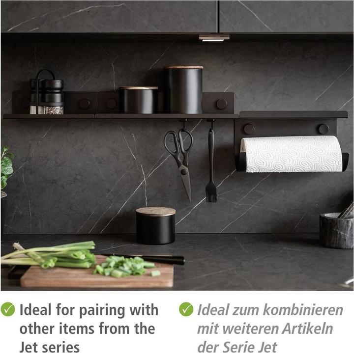Productafbeelding Wenko Rollenhalter Mod. Jet aus pulverbeschichtetem Metall