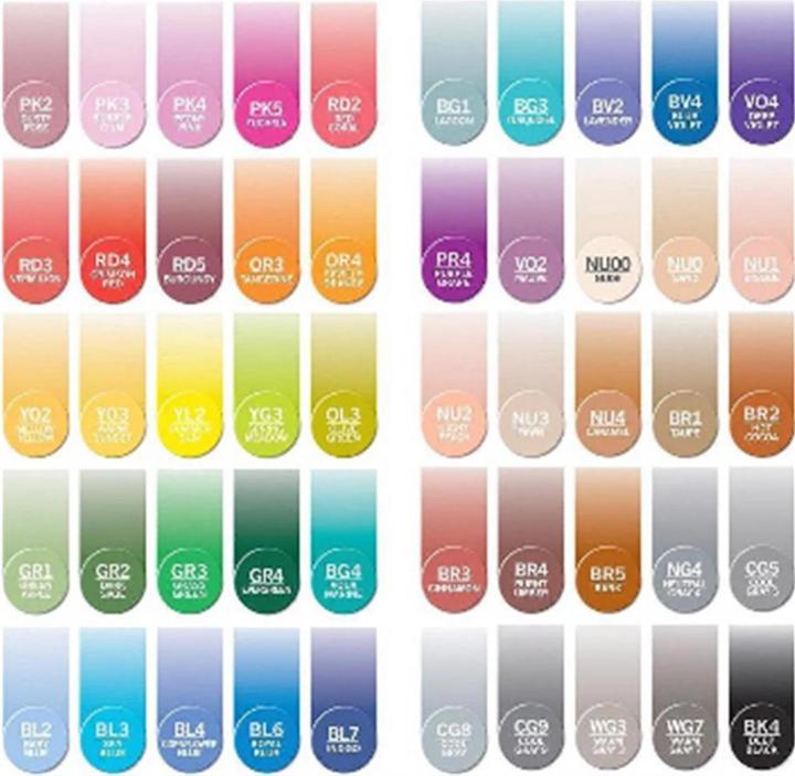 Image du produit Chameleon Stylo feutre Brushpens (Multicolore, 52 x)